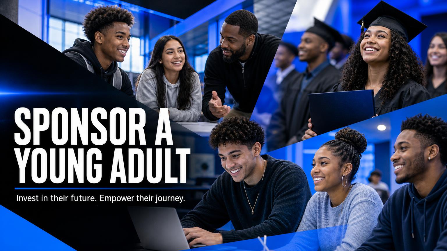 Young adults supported by Kinship On Wheels Foundation mentorship programs